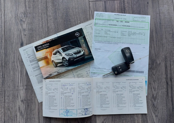 Opel Mokka cena 40999 przebieg: 178000, rok produkcji 2015 z Piastów małe 667